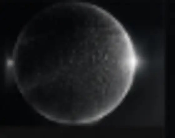 Abstract data sphere visual